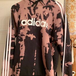 Tie dyed Adidas sweatshirt
